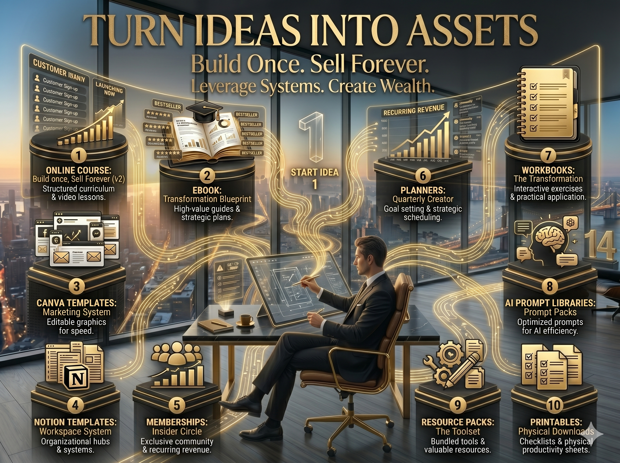 The Digital Product Empire Blueprint